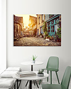 Obraz Stará ulica pri východe slnka zs1305